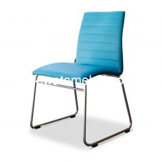 Dining Chair - Multimo Vivo Stainless / Maroon/ Khaki/ Grey/ Jet Black